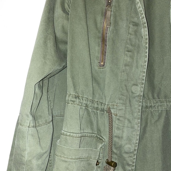 Army Green Utility Jacket - Picture 2 of 5